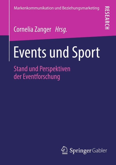 Cover image for book Events und Sport