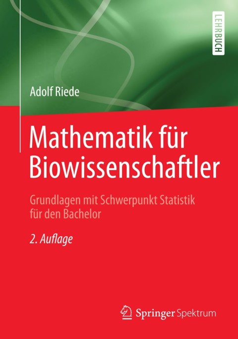 Cover image for book Mathematik für Biowissenschaftler