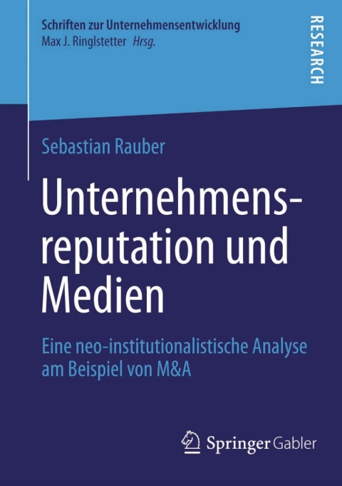 Cover image for book Unternehmensreputation und Medien