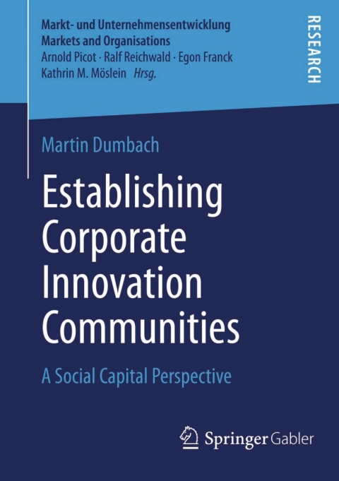 Cover image for book Establishing Corporate Innovation Communities
