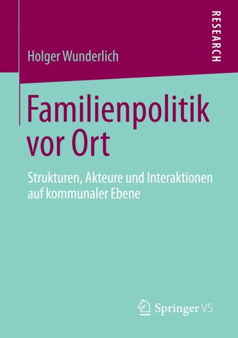 Cover image for book Familienpolitik vor Ort