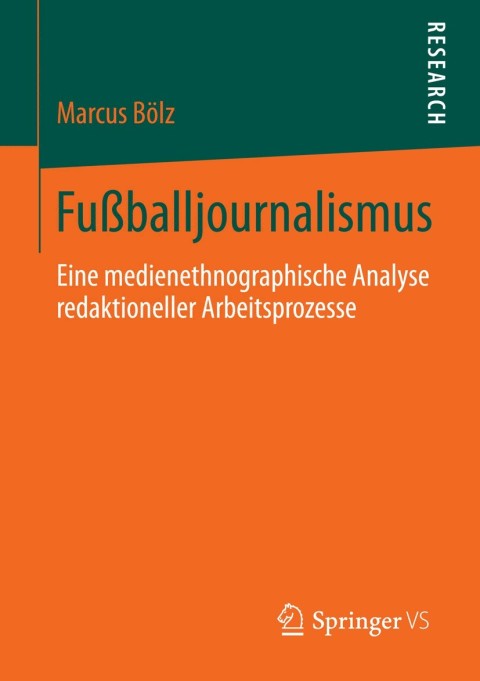 Cover image for book Fußballjournalismus