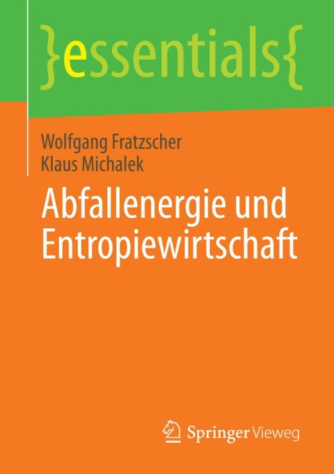 Cover image for book Abfallenergie und Entropiewirtschaft