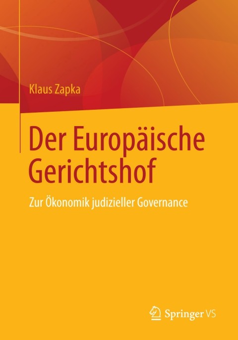 Cover image for book Der Europäische Gerichtshof
