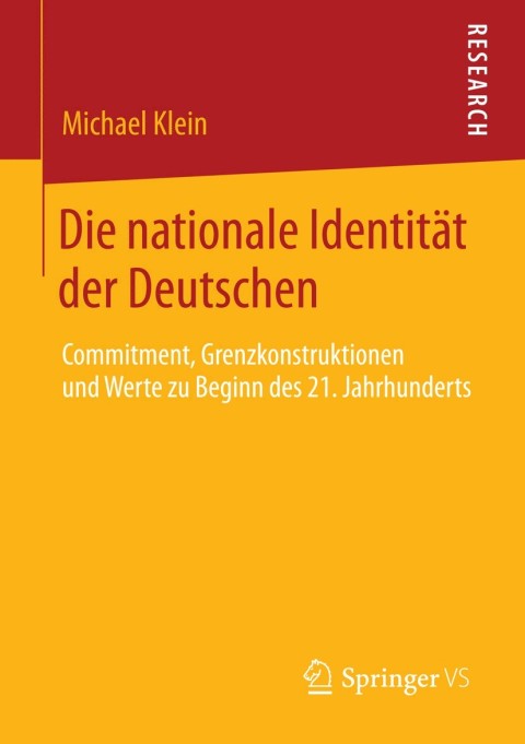 Cover image for book Die nationale Identität der Deutschen