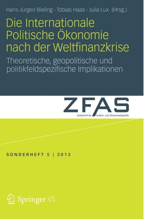 Cover image for book Die Internationale Politische Ökonomie nach der Weltfinanzkrise