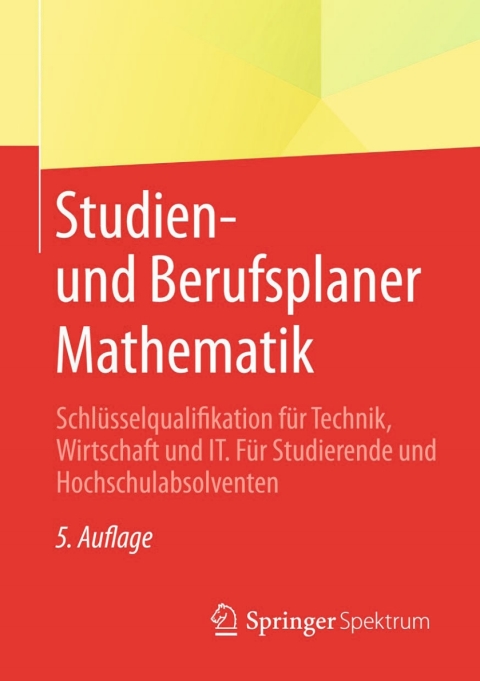 Cover image for book Studien- und Berufsplaner Mathematik