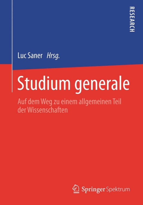 Cover image for book Studium generale