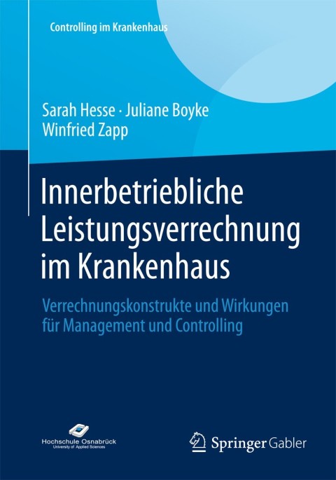 Cover image for book Innerbetriebliche Leistungsverrechnung im Krankenhaus