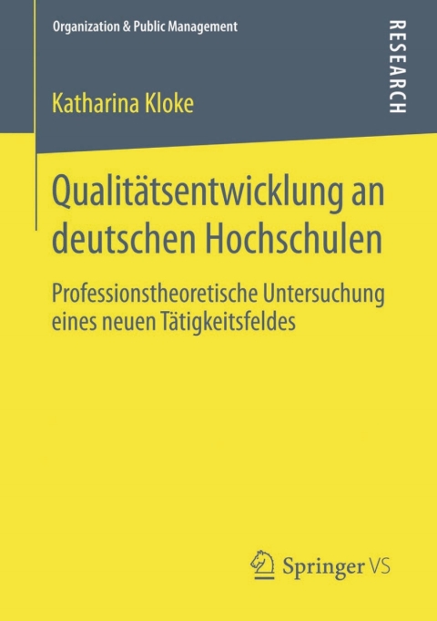 Cover image for book Qualitätsentwicklung an deutschen Hochschulen