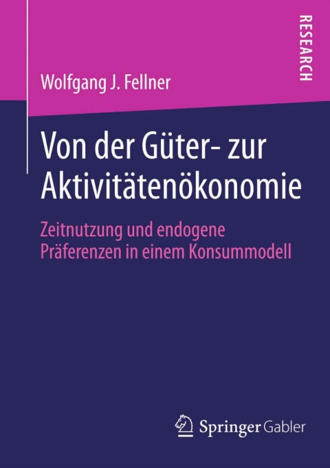 Cover image for book Von der Güter- zur Aktivitätenökonomie
