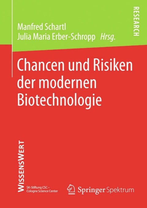 Cover image for book Chancen und Risiken der modernen Biotechnologie