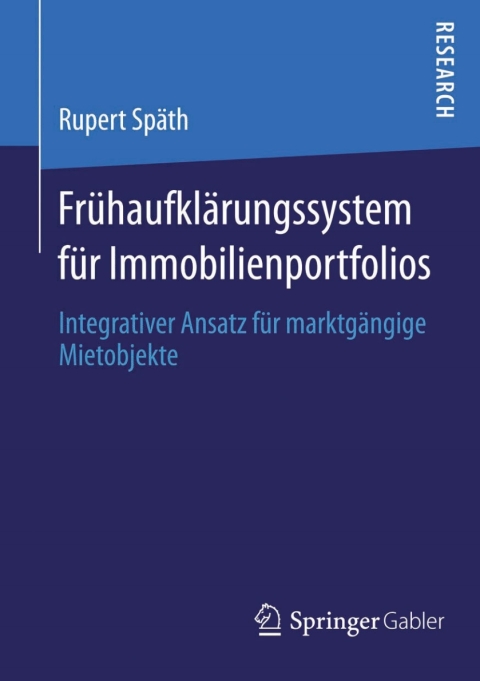 Cover image for book Frühaufklärungssystem für Immobilienportfolios