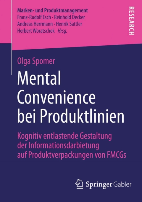 Cover image for book Mental Convenience bei Produktlinien