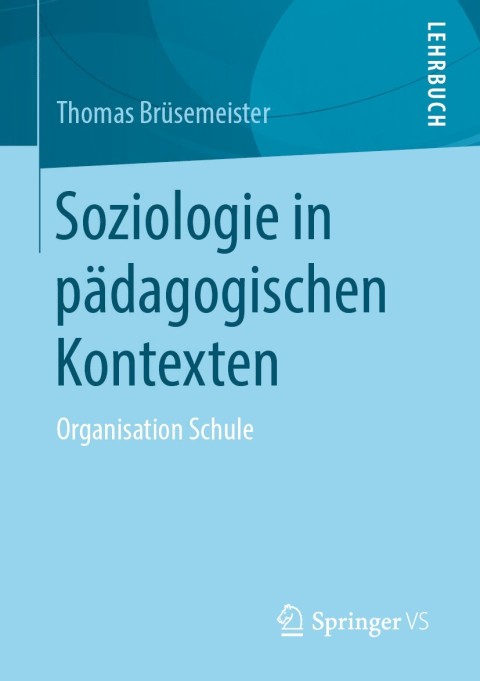 Cover image for book Soziologie in pädagogischen Kontexten