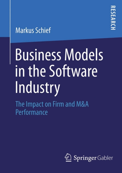 Cover image for book Business Models in the Software Industry