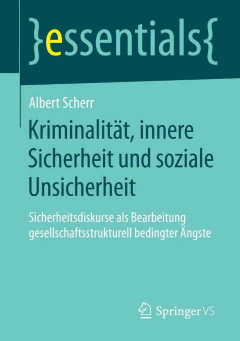 Cover image for book Kriminalität, innere Sicherheit und soziale Unsicherheit