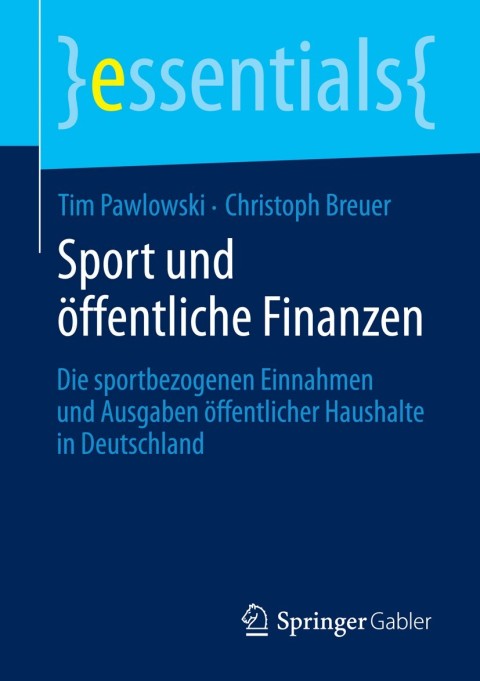 Cover image for book Sport und öffentliche Finanzen