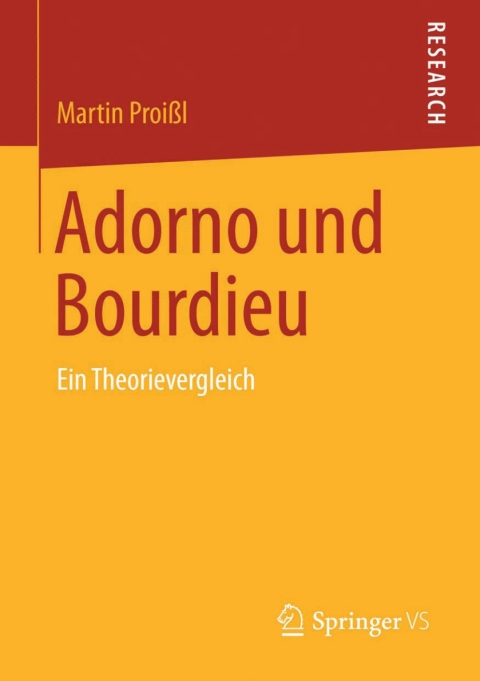 Cover image for book Adorno und Bourdieu