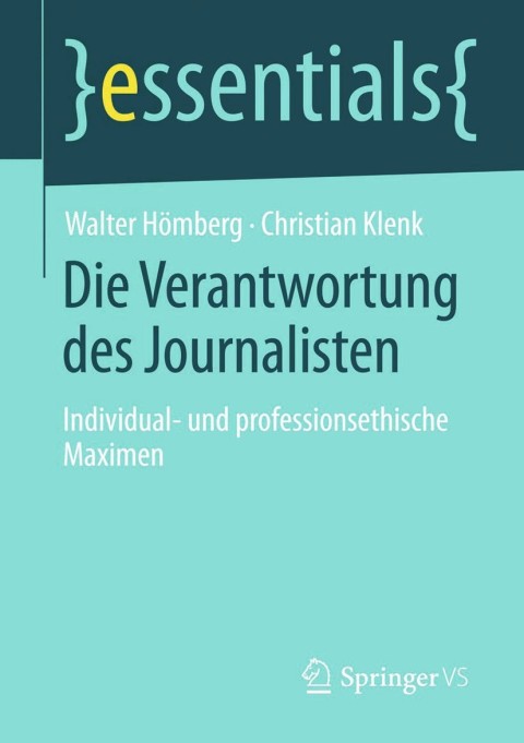 Cover image for book Die Verantwortung des Journalisten