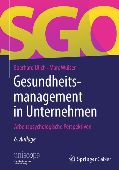 Cover image for book Gesundheitsmanagement in Unternehmen