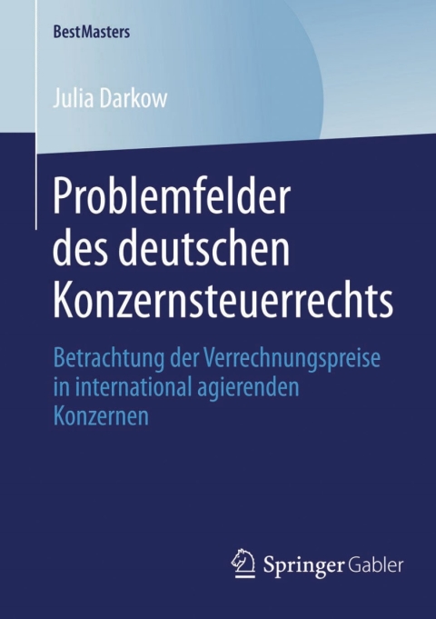 Cover image for book Problemfelder des deutschen Konzernsteuerrechts