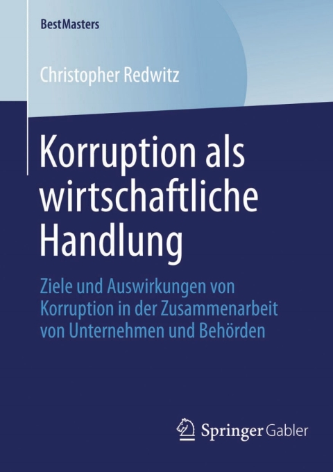 Cover image for book Korruption als wirtschaftliche Handlung