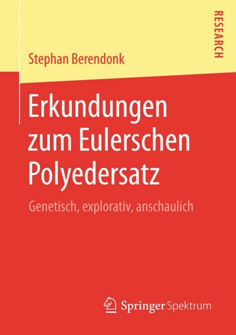 Cover image for book Erkundungen zum Eulerschen Polyedersatz