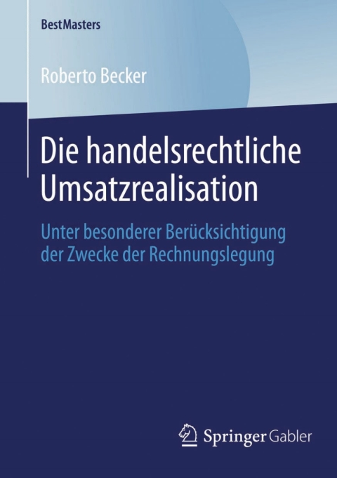 Cover image for book Die handelsrechtliche Umsatzrealisation