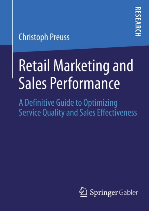 Cover image for book Retail Marketing and Sales Performance