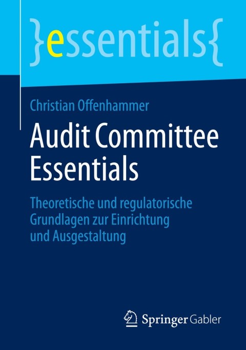 Cover image for book Audit Committee Essentials