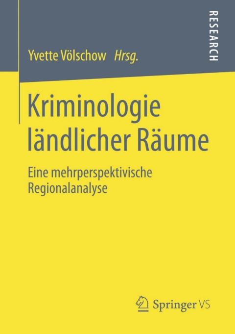 Cover image for book Kriminologie ländlicher Räume