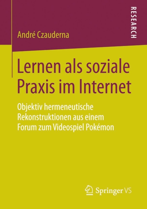 Cover image for book Lernen als soziale Praxis im Internet