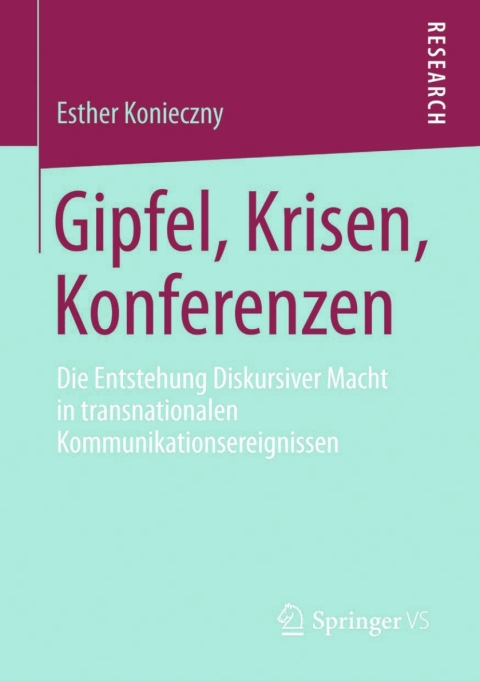 Cover image for book Gipfel, Krisen, Konferenzen