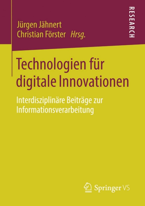 Cover image for book Technologien für digitale Innovationen