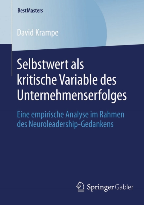 Cover image for book Selbstwert als kritische Variable des Unternehmenserfolges
