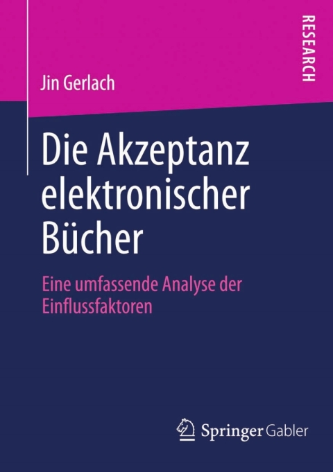 Cover image for book Die Akzeptanz elektronischer Bücher