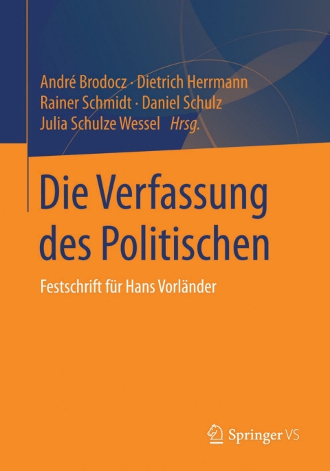 Cover image for book Die Verfassung des Politischen