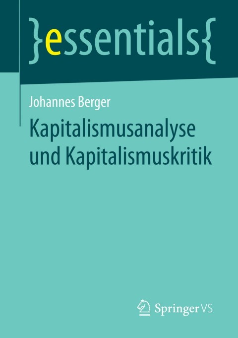 Cover image for book Kapitalismusanalyse und Kapitalismuskritik