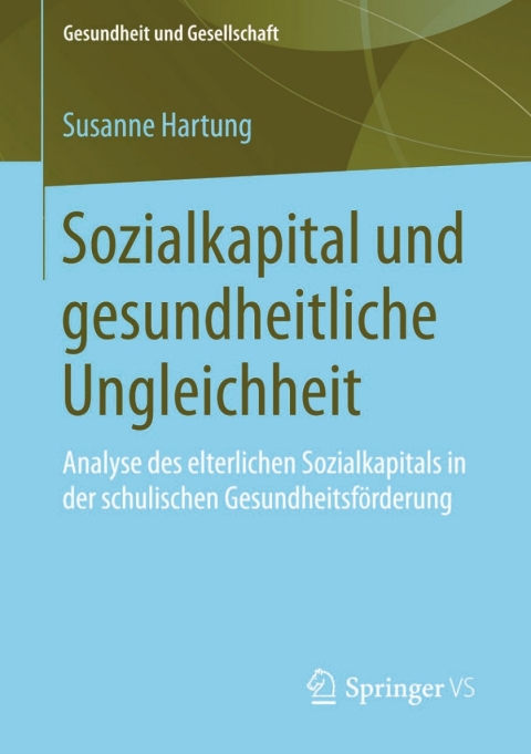 Cover image for book Sozialkapital und gesundheitliche Ungleichheit