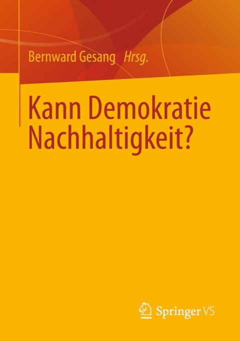 Cover image for book Kann Demokratie Nachhaltigkeit?