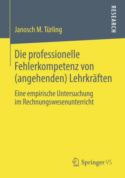 Cover image for book Die professionelle Fehlerkompetenz von (angehenden) Lehrkräften