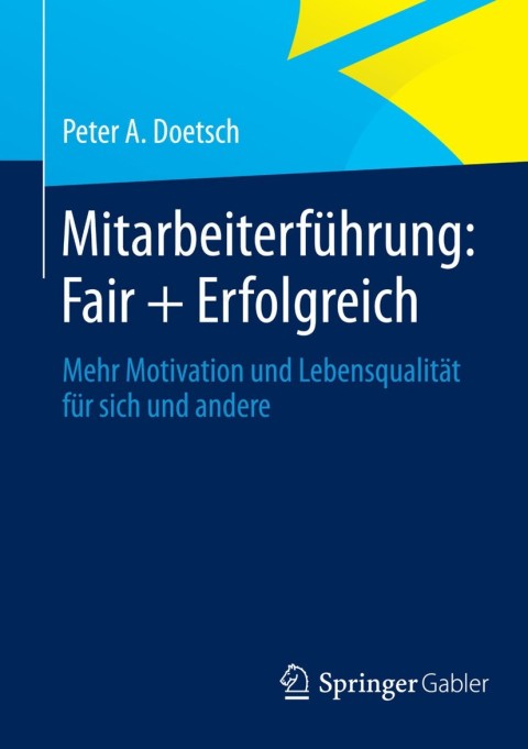 Cover image for book Mitarbeiterführung: Fair + Erfolgreich