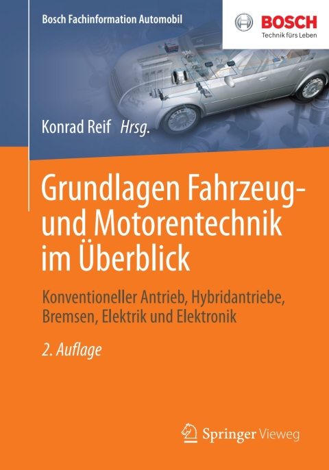 Cover image for book Grundlagen Fahrzeug- und Motorentechnik im Überblick