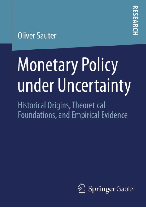 Cover image for book Monetary Policy under Uncertainty