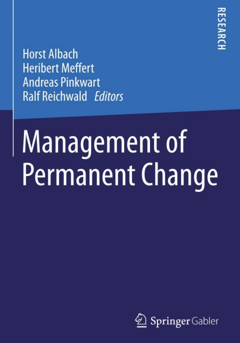 Cover image for book Management of Permanent Change