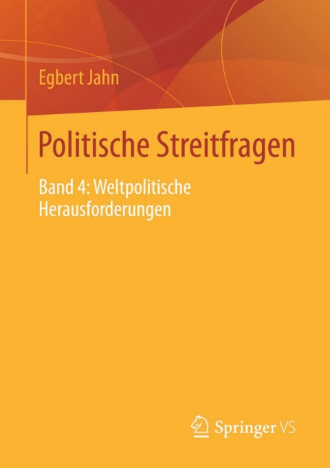 Cover image for book Politische Streitfragen