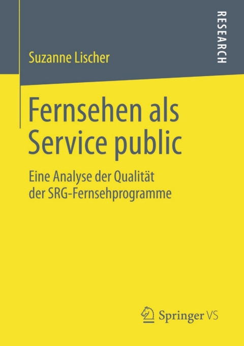 Cover image for book Fernsehen als Service public