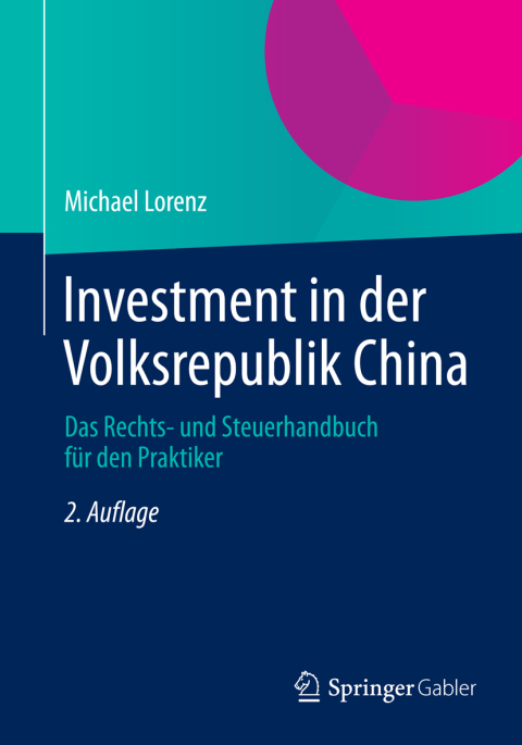 Cover image for book Investment in der Volksrepublik China