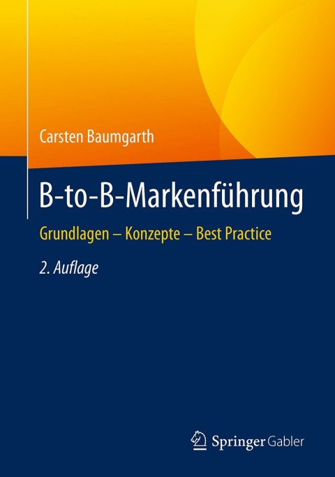 Cover image for book B-to-B-Markenführung